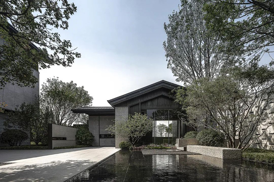 沈陽(yáng)龍湖地產(chǎn)銷售中心上設(shè)計(jì)方案，以“相”傳達(dá)設(shè)計(jì)禪意